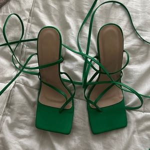 Green PLT heels